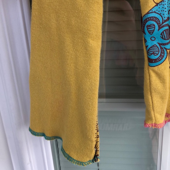 Shilav Yellow Bell Sleeve Detailed Top Girls 4 - Picture 3 of 5